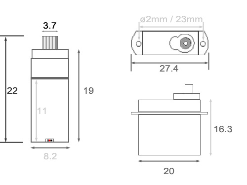 Servo Size