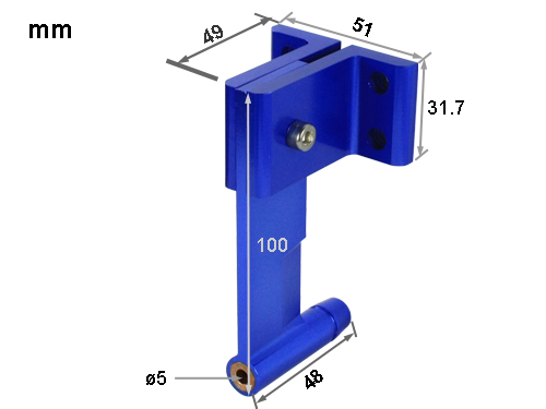 flex shaft strut for rc boat