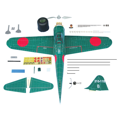 Radar RC - The World Models - RC Plane - Warbirds - Zero Fighter EP